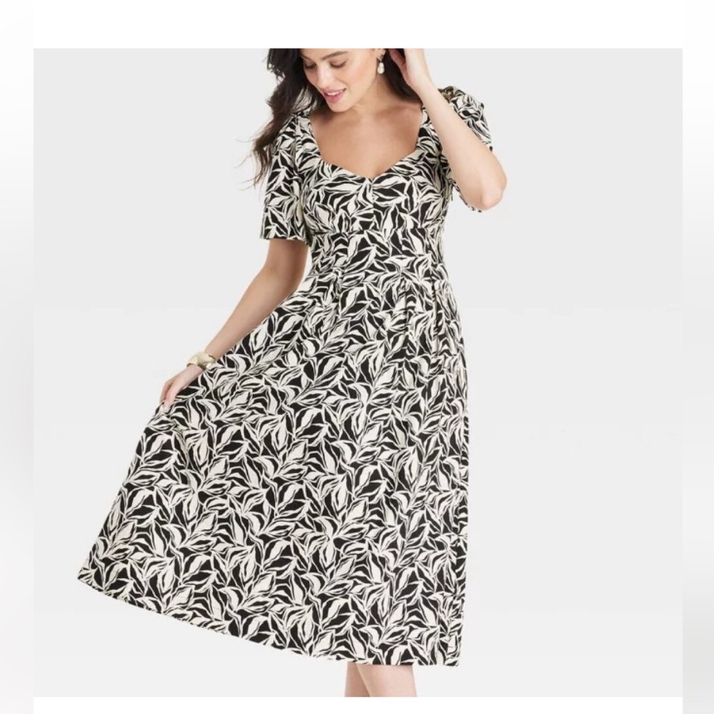 A New Day Floral Midi Dress